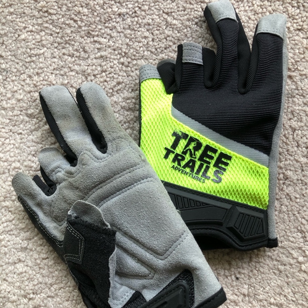 Tree Trails Adventure Gloves with Neon Accents